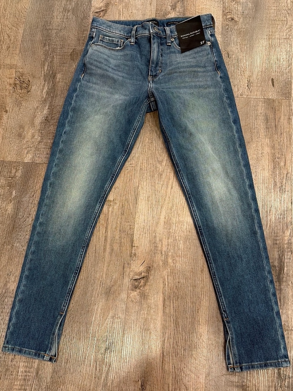 NWT Banana Republic Mid Rise Skinny Ankle Jeans Size 27